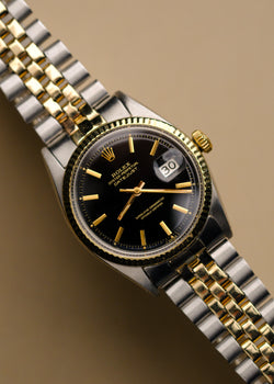 Rolex Datejust 1601 Black Glossy Dial - 1966