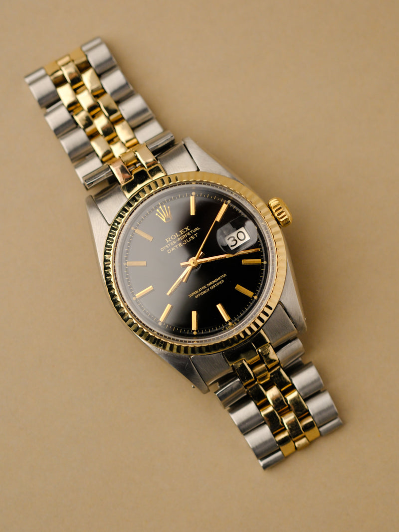 Rolex Datejust 1601 Black Glossy Dial - 1966