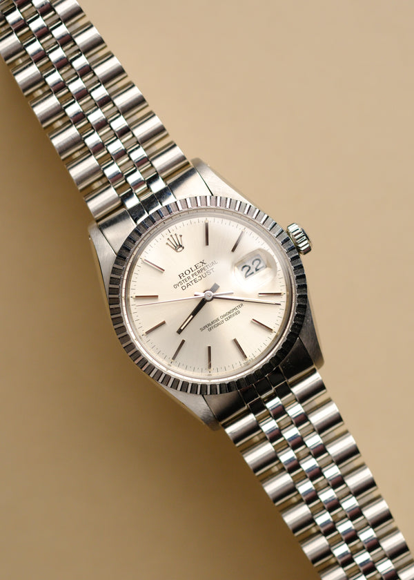 Rolex Datejust 16030 Silver Dial w/RSC - 1984