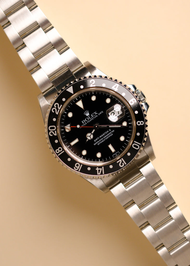 Rolex GMT Master ii 16710 Swiss Only Dial w Box 1998 25 Dials