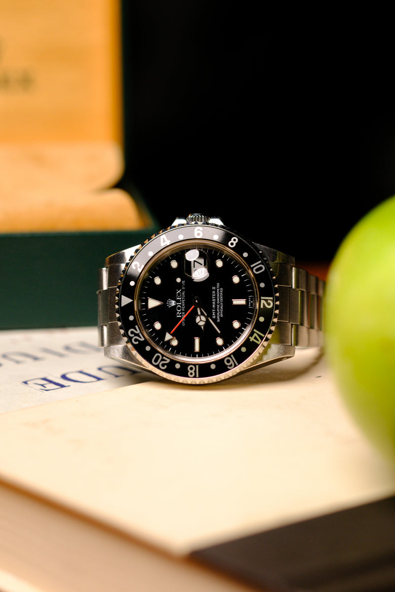 Rolex GMT-Master ii 16710 'Swiss-Only' Dial w/Box - 1998