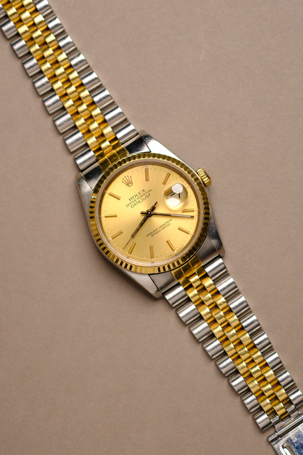 Rolex Datejust 16233 Champagne Dial - 1993