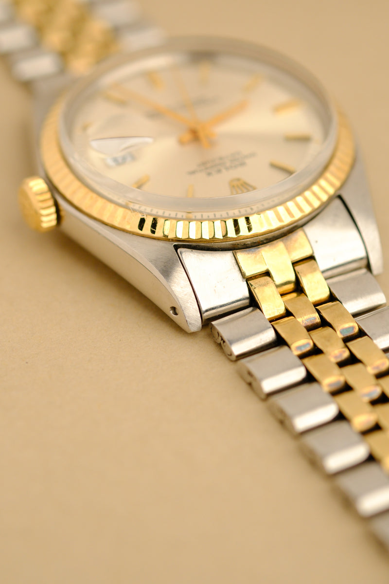 Rolex Datejust 1601 Two Tone Silver Dial - 1969