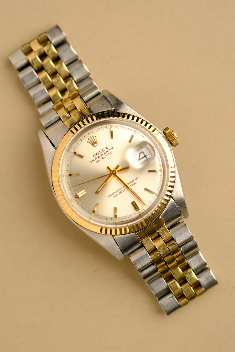Rolex Datejust 1601 Two Tone Silver Dial - 1969