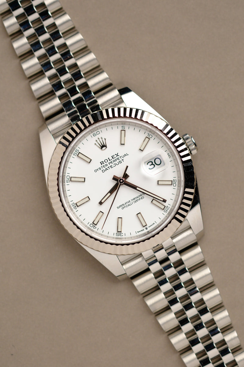 White dial best sale rolex datejust