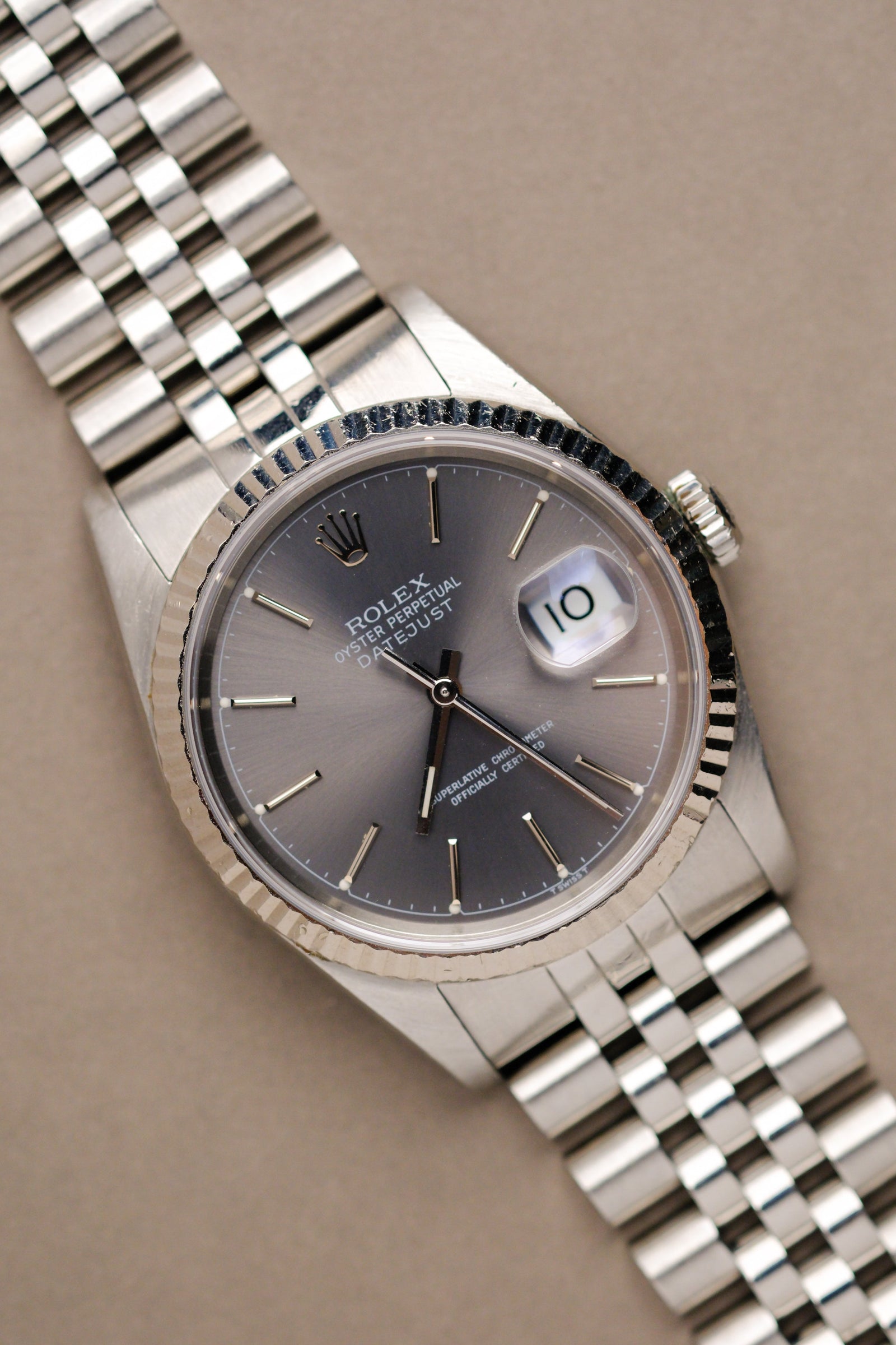 Buy Online Rolex Datejust 16234 with Black Diamonds Dial