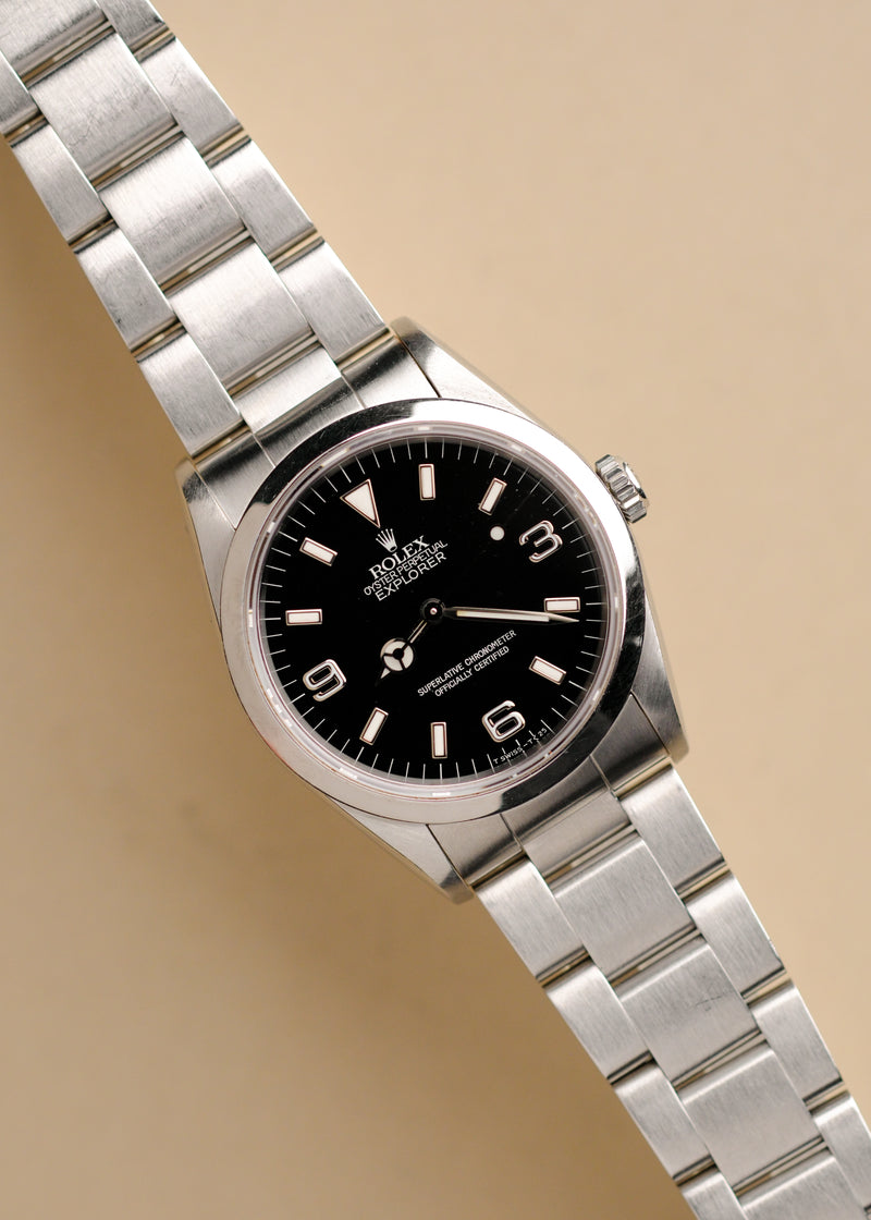 Rolex Explorer 1 14270 Tritium Satin Dial - 1991