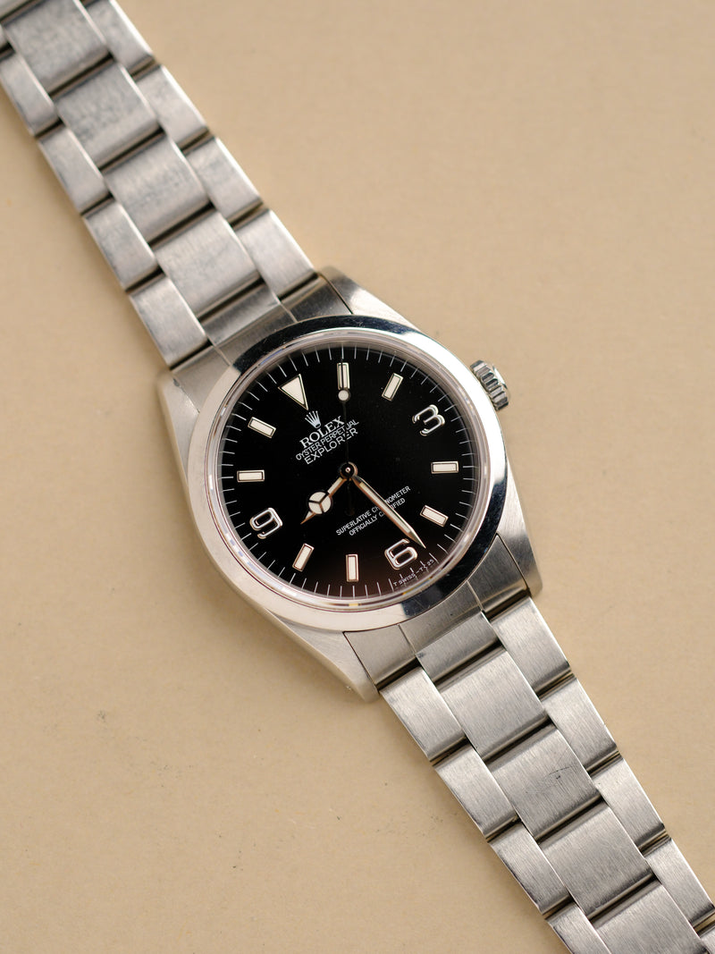 Rolex Explorer 1 14270 Tritium Satin Dial - 1991