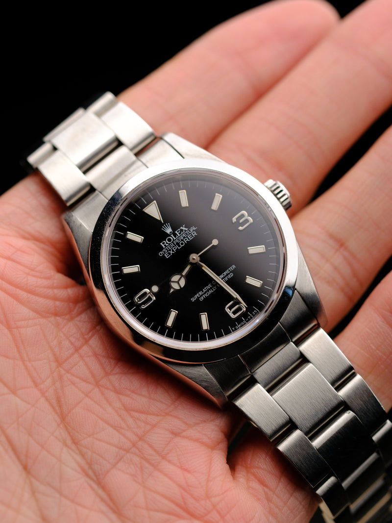 Rolex Explorer 1 14270 Tritium Satin Dial - 1991