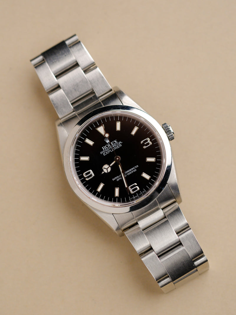 Rolex Explorer 1 14270 Tritium Satin Dial - 1991