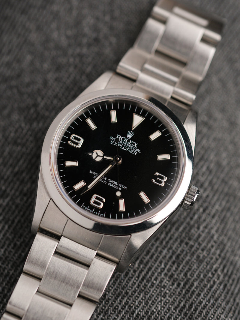 Rolex Explorer 1 14270 Tritium Satin Dial - 1991