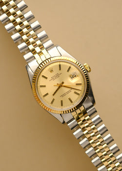 Rolex Datejust 1601 Two-Tone Sigma Dial w/Papers - 1973