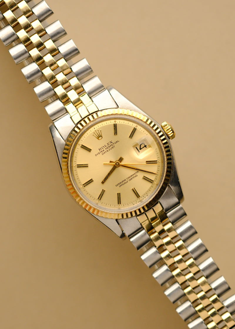 Rolex Datejust 1601 Two-Tone Sigma Dial w/Papers - 1973