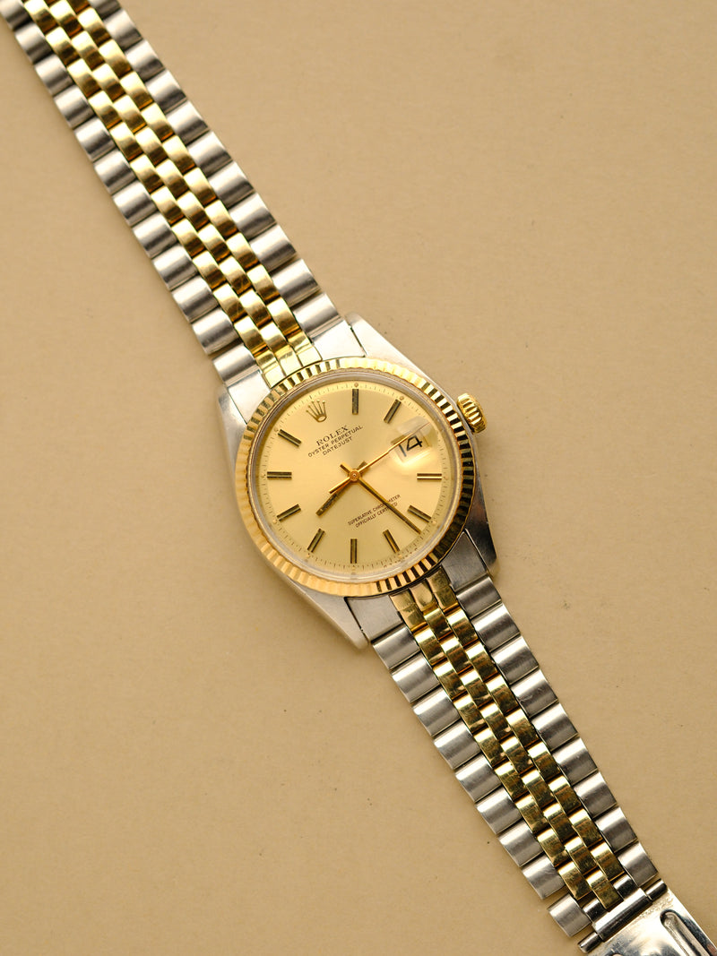 Rolex Datejust 1601 Two-Tone Sigma Dial w/Papers - 1973