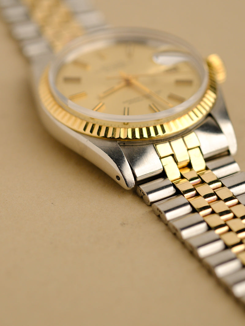Rolex Datejust 1601 Two-Tone Sigma Dial w/Papers - 1973