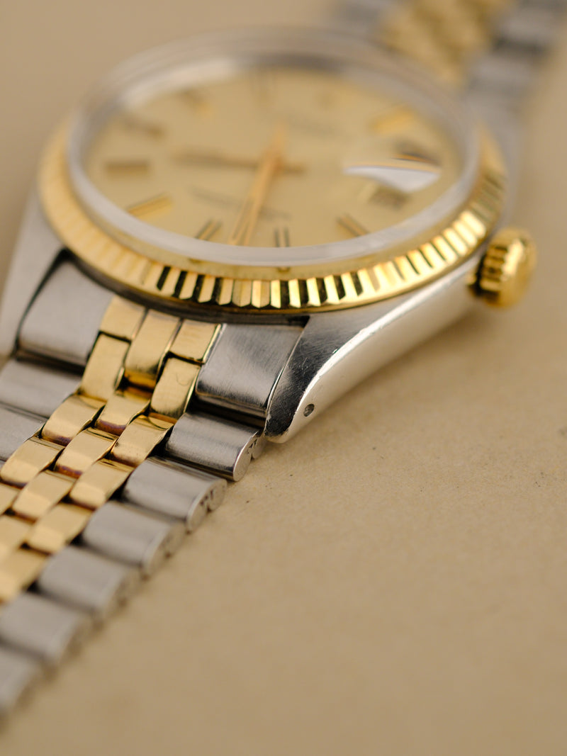 Rolex Datejust 1601 Two-Tone Sigma Dial w/Papers - 1973
