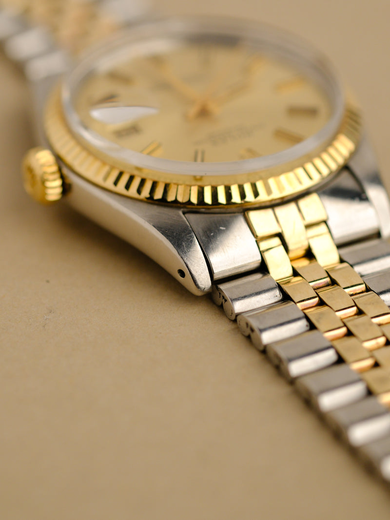 Rolex Datejust 1601 Two-Tone Sigma Dial w/Papers - 1973