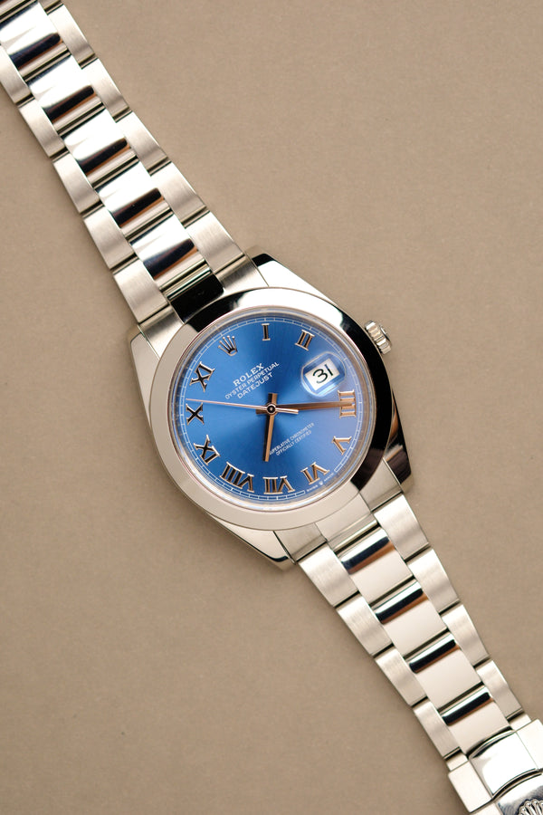 Rolex Datejust 41 126300 Blue Roman Dial w/Card & Tag - 2020