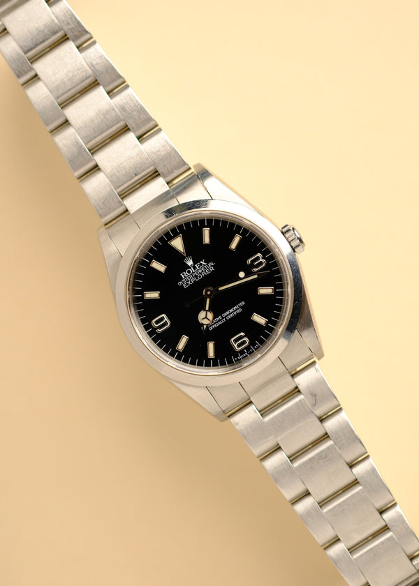 Rolex Explorer i 14270 Tritium Dial Cream Patina - 1997