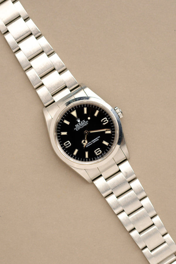 Rolex Explorer i 14270 Tritium Dial Cream Patina - 1997