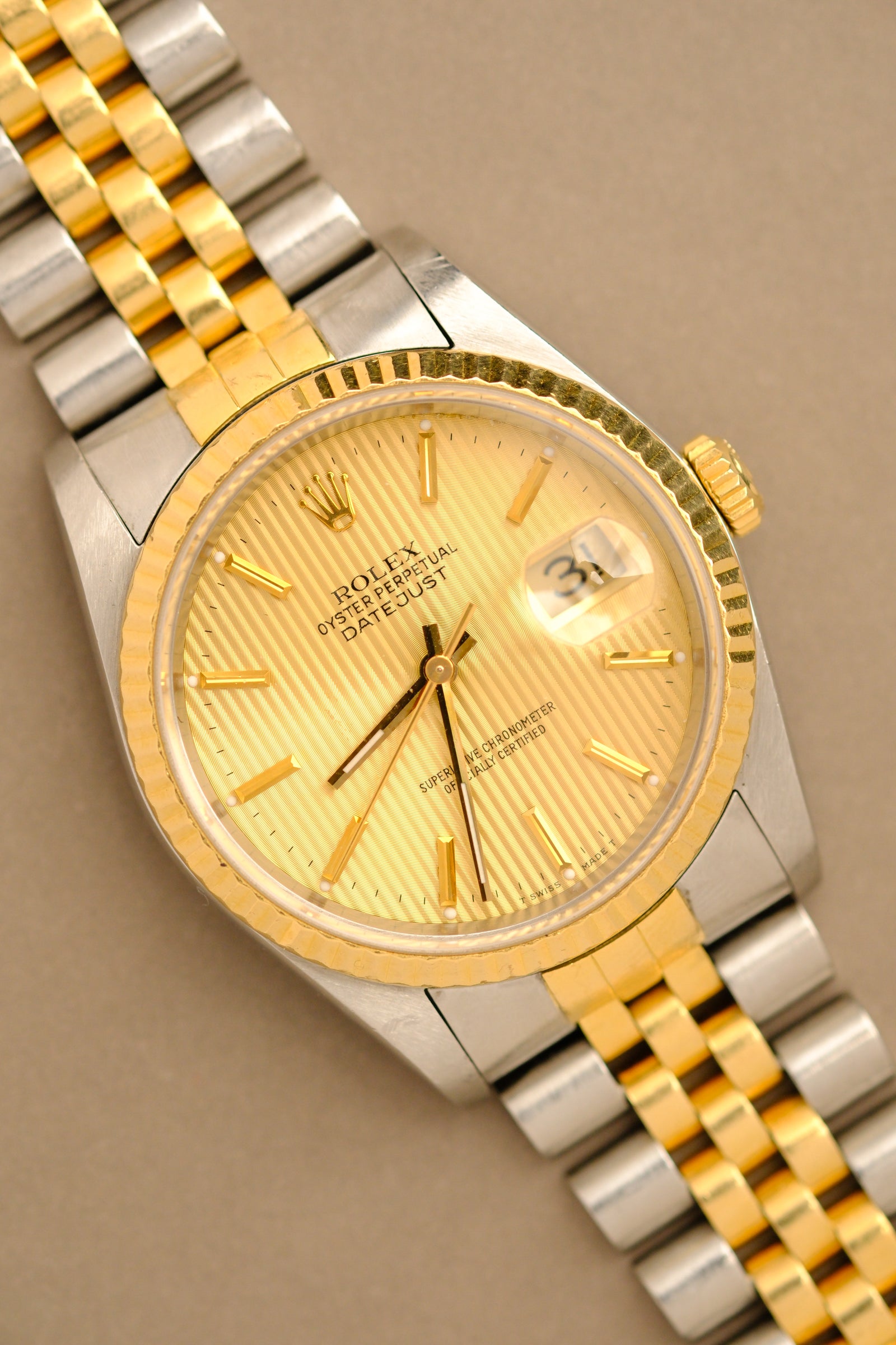 Rolex Datejust 16233 Tapestry Dial w/Warranty Papers – 25 Dials