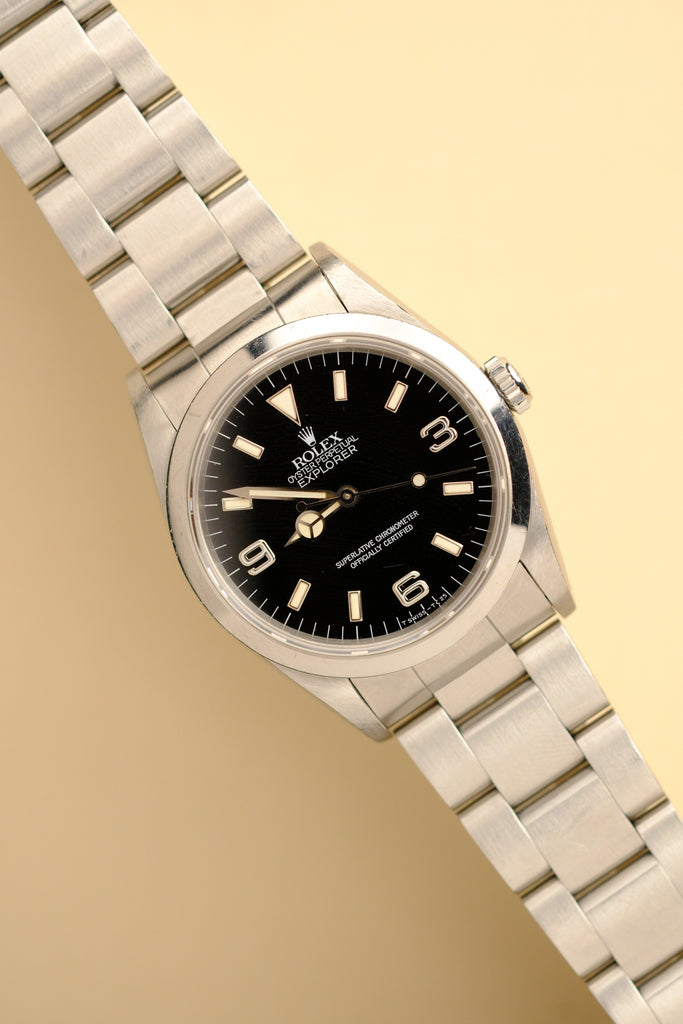 Rolex Explorer I 14270 Light Cream Patina Crazed Dial - 1991 – 25