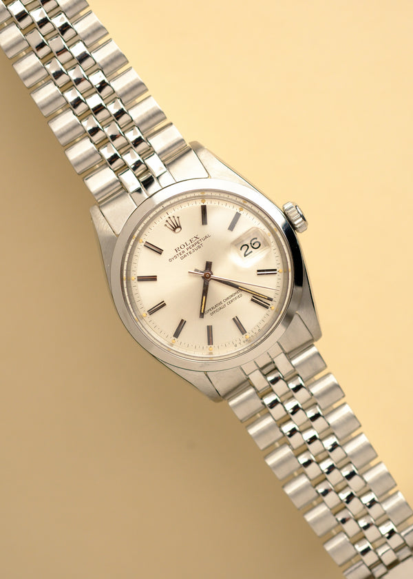 Rolex Datejust 1600 Cream Patina Sigma Dial - 1971