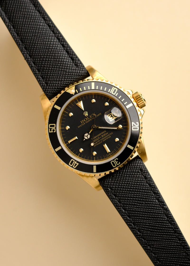 Rolex Submariner 16808 Gold Sub Box Papers 1980 25 Dials