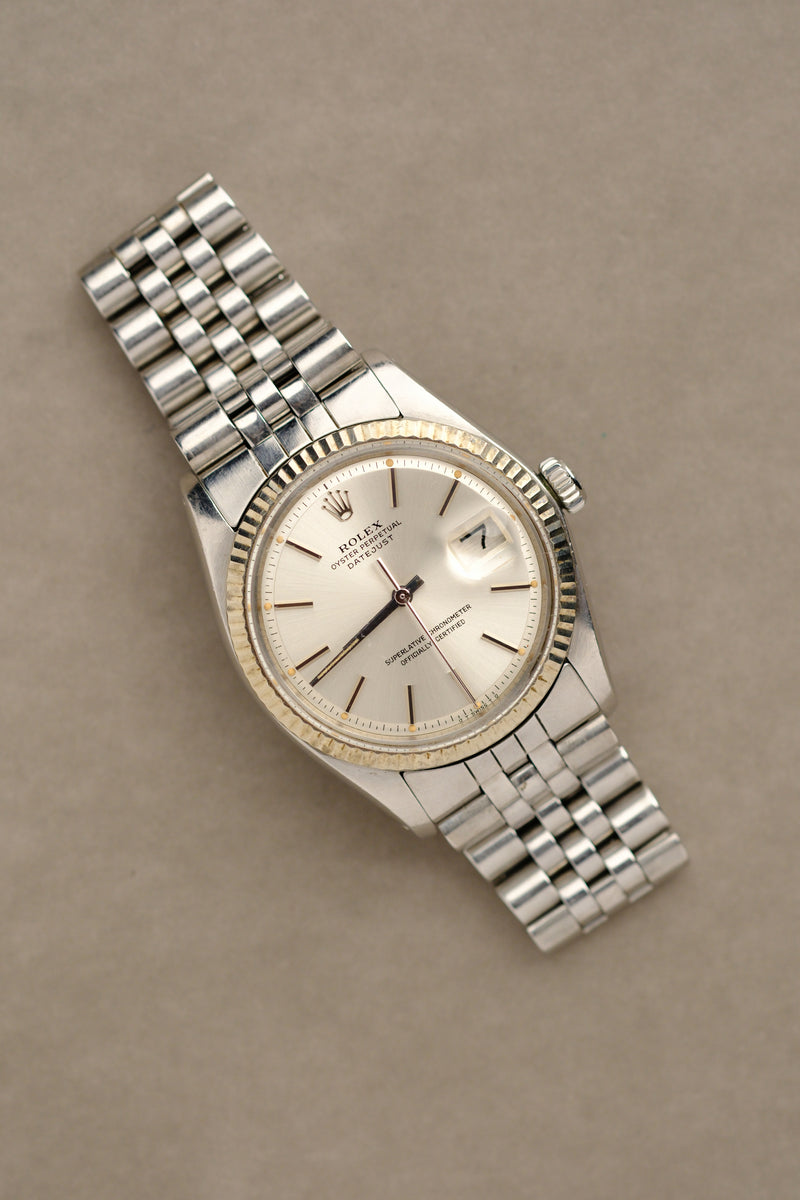 Rolex Datejust 1601 Silver Sigma Dial & Unpolished - 1978
