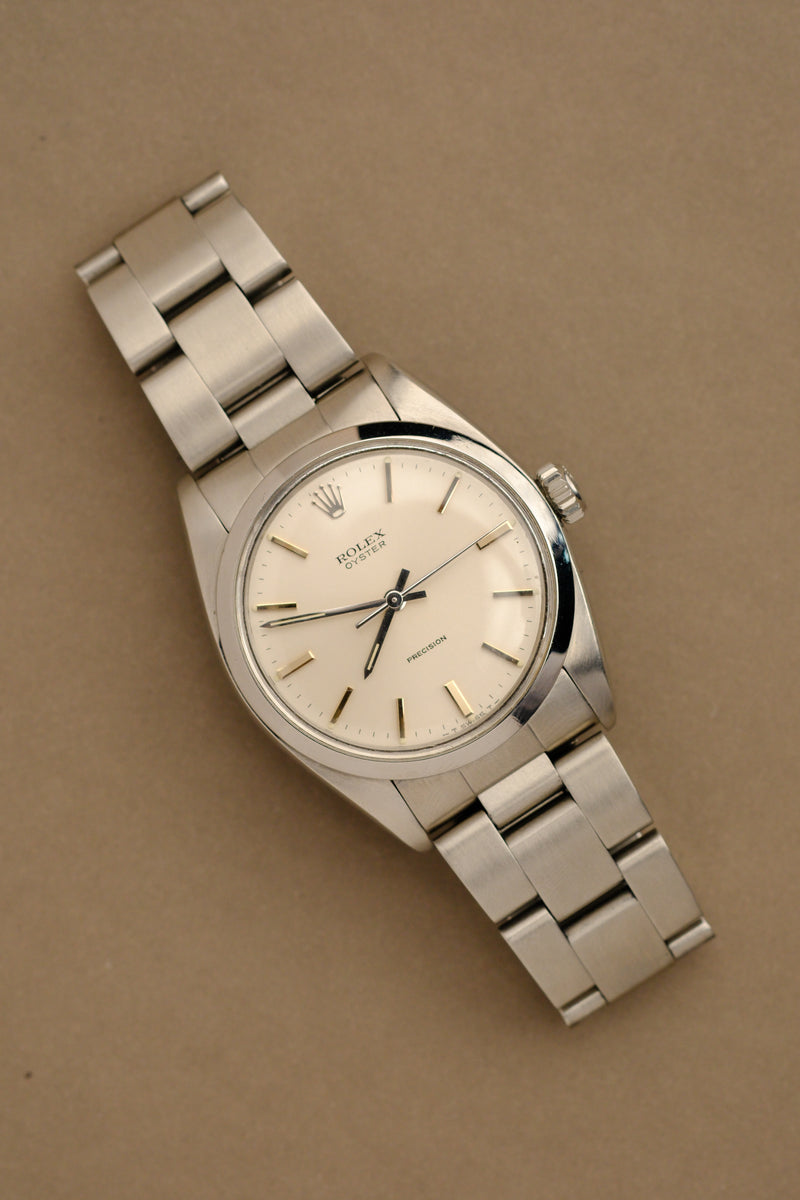 Rolex Oyster Precision 6426 Unpolished Silver Dial - 1984 (Serviced)