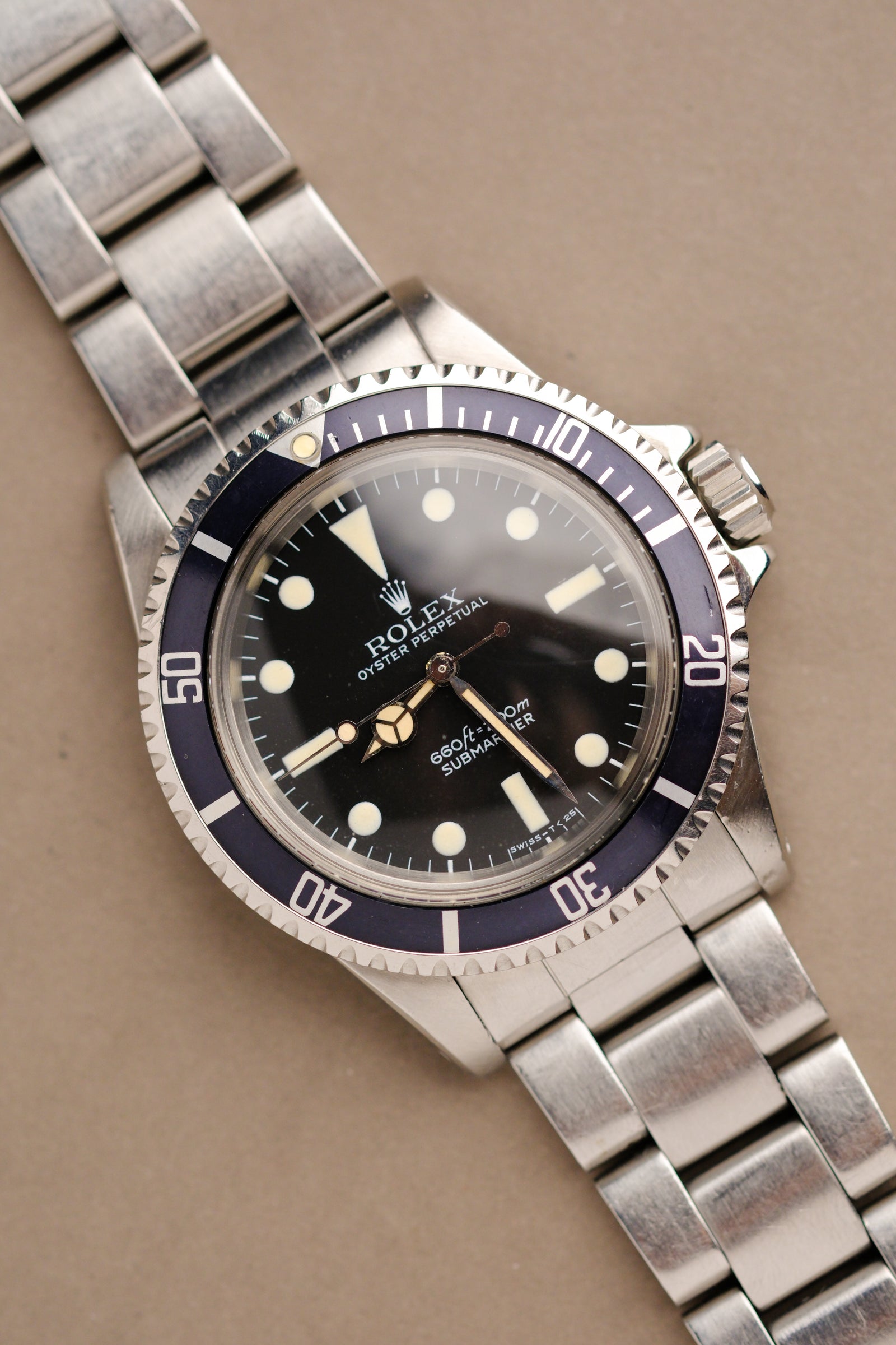 Rolex Submariner 5513 Tan Patina - 1988 – 25 Dials