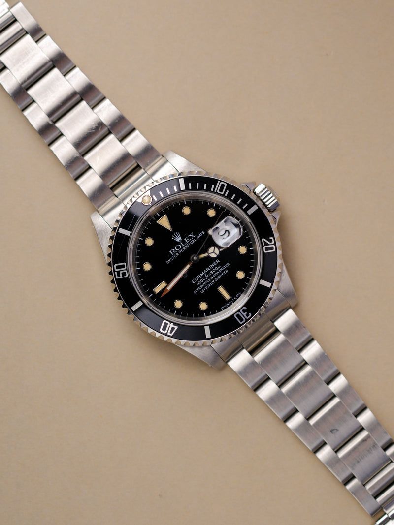 Rolex Submariner 16610 Orange Patina - 1990