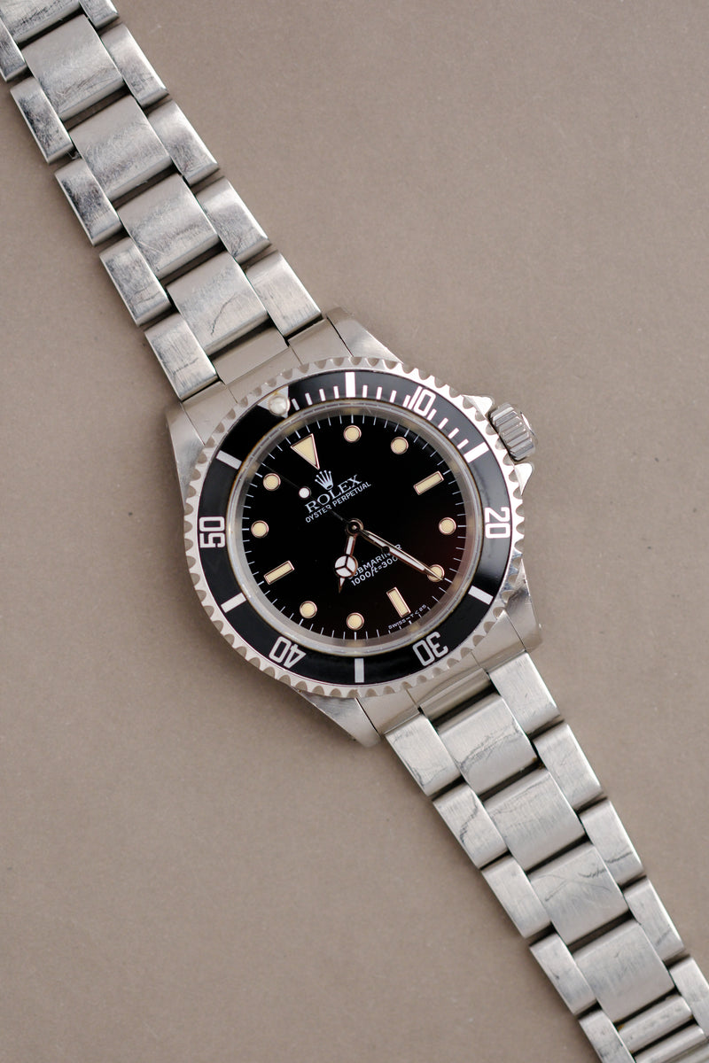 Rolex 14060 Submariner Cream Patina - 1990