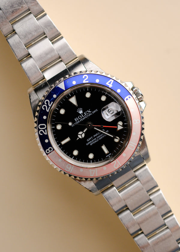 Rolex GMT-Master 16700 Faded Bezel Pepsi 'Swiss Only' - 1999