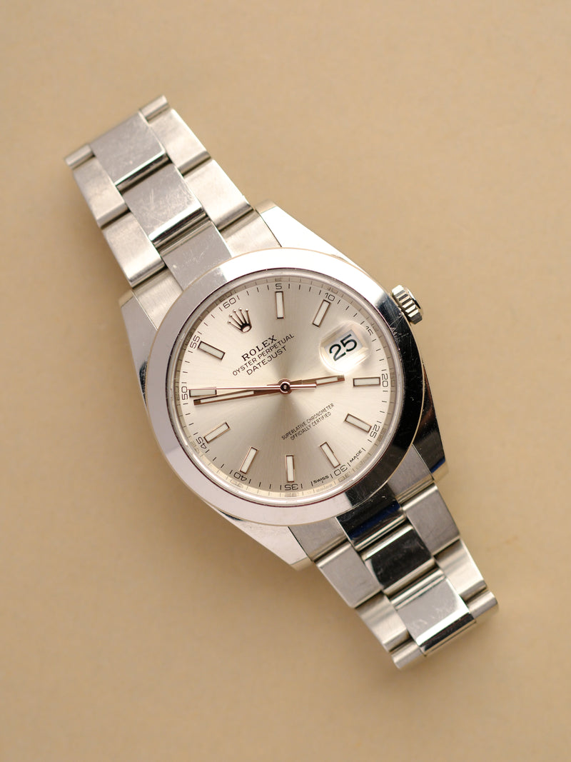 Rolex Datejust 126300 Silver Dial Box &amp; Card - 2019