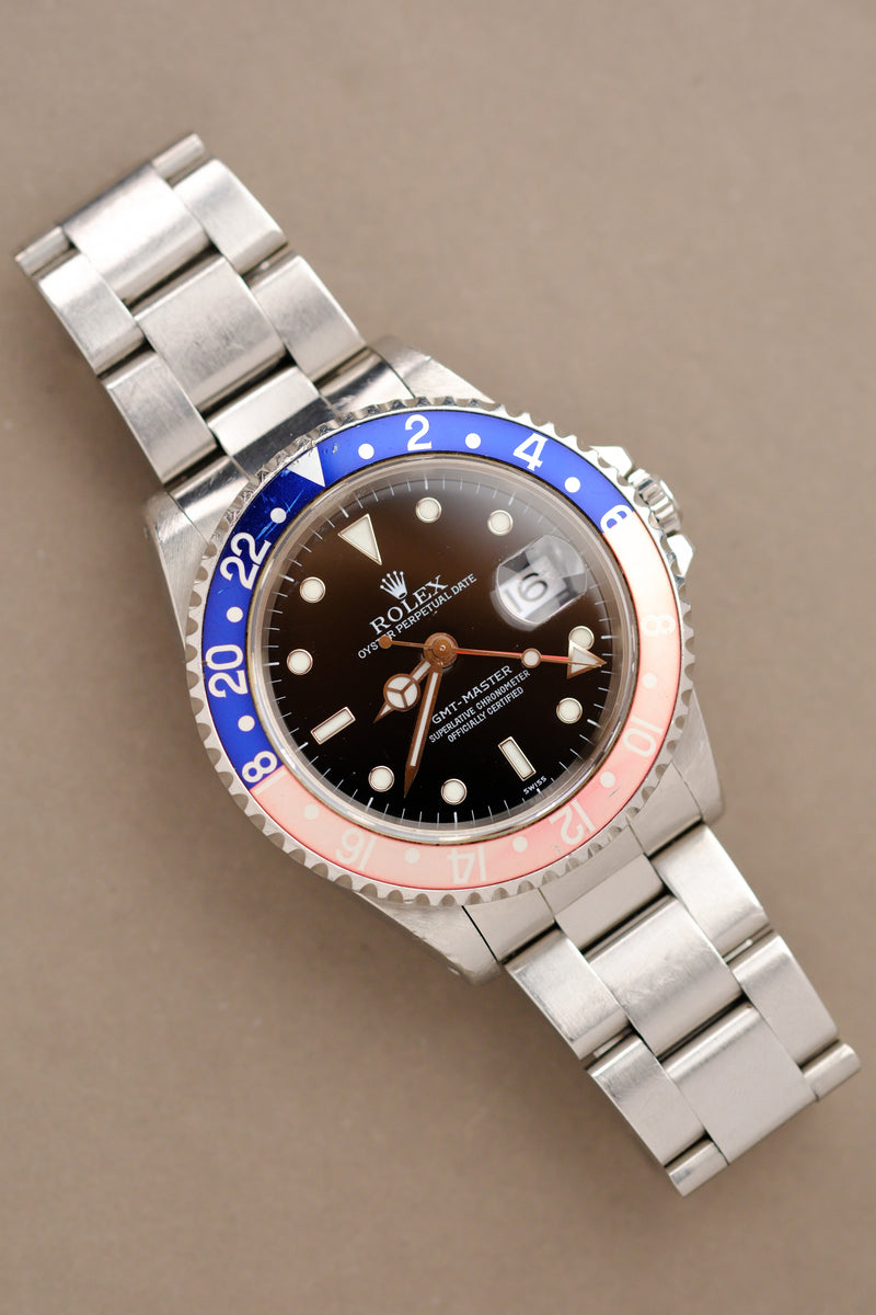 Rolex GMT-Master 16700 Faded Bezel Pepsi 'Swiss Only' - 1999