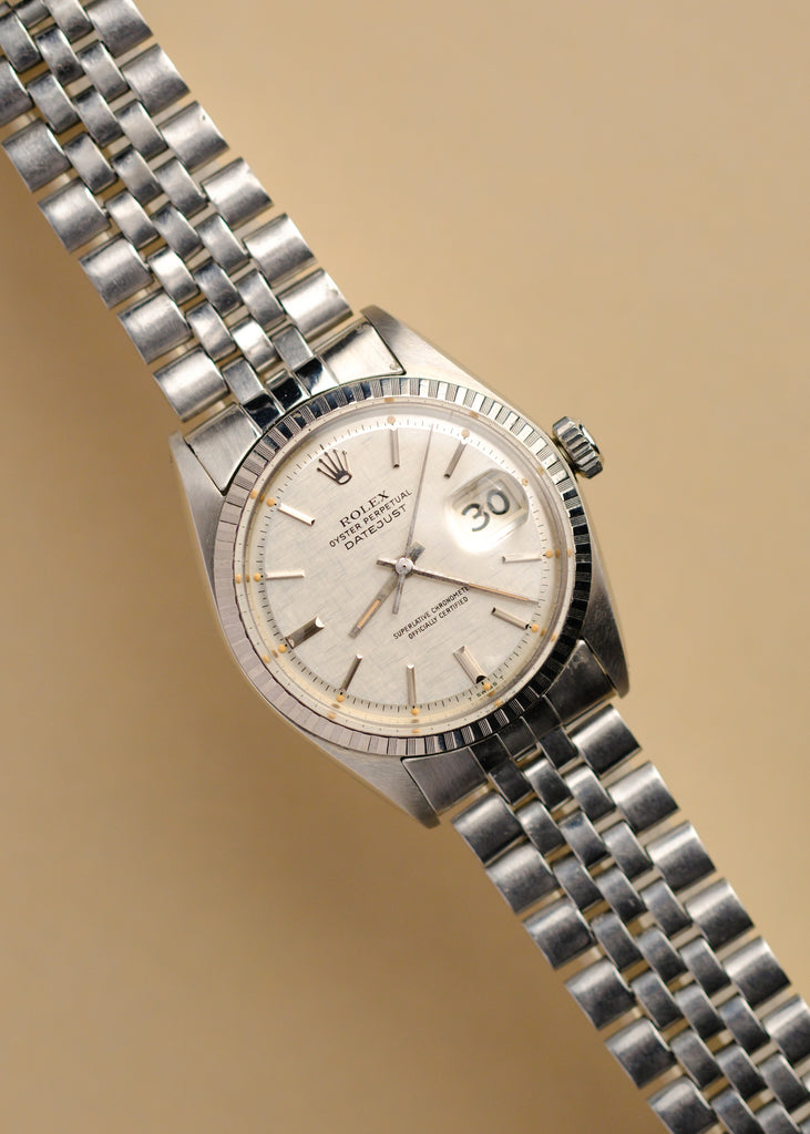 Rolex 1603 Datejust Silver Linen Dial - 1969 – 25 Dials