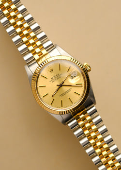 Rolex Datejust 16013 Champagne Dial - 1987