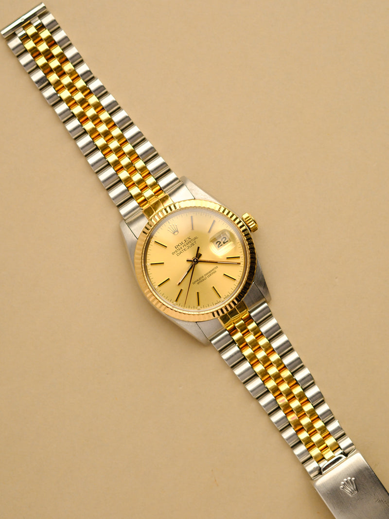 Rolex Datejust 16013 Champagne Dial - 1987