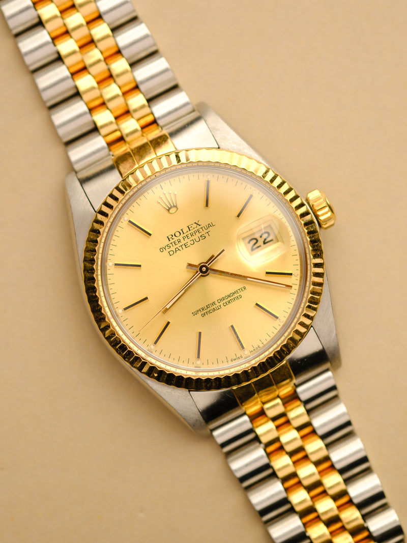 Rolex Datejust 16013 Champagne Dial - 1987