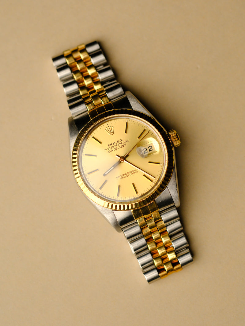 Rolex Datejust 16013 Champagne Dial - 1987