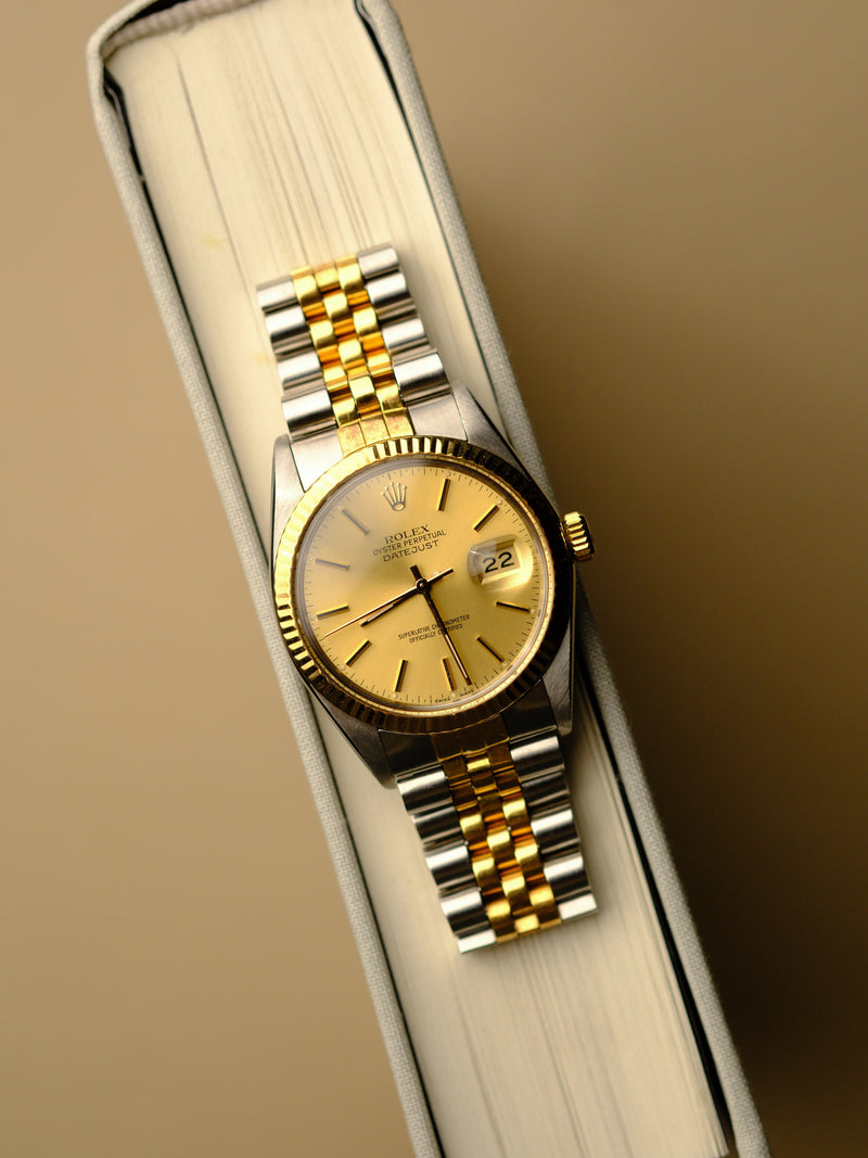 Rolex Datejust 16013 Champagne Dial - 1987