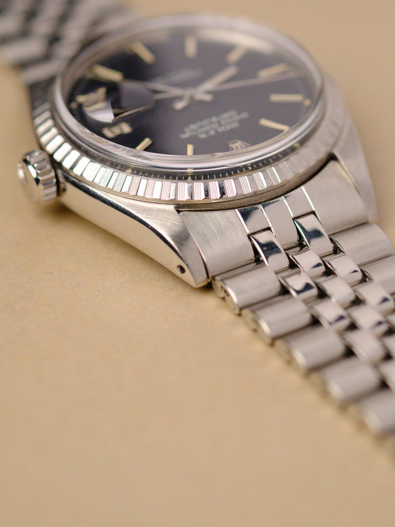 Rolex Datejust 1603 Black 'Confetti' Dial - 1970