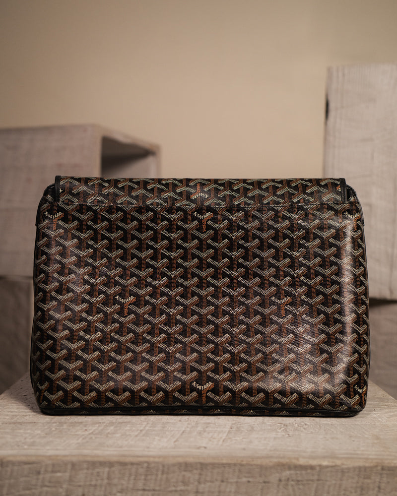 Goyard capetien MM crossbody bag black