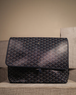 Goyard capetien MM crossbody bag navy