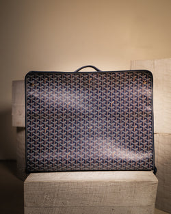 Goyard Caravelle 50 Navy Suitcase