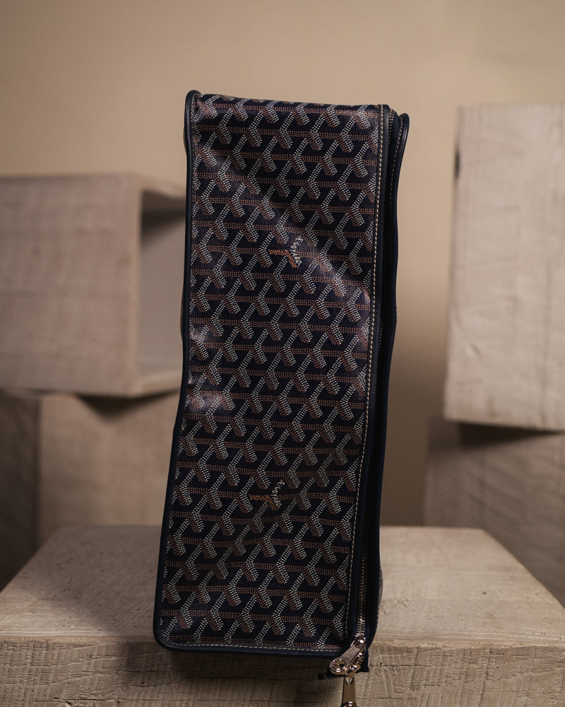 Goyard Caravelle 50 Navy Suitcase