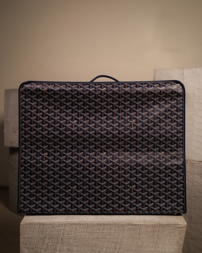 Goyard Caravelle 50 Navy Suitcase