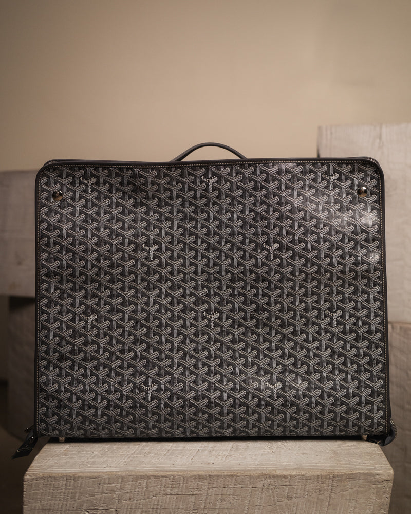 Goyard Caravelle 50 Grey Suitcase