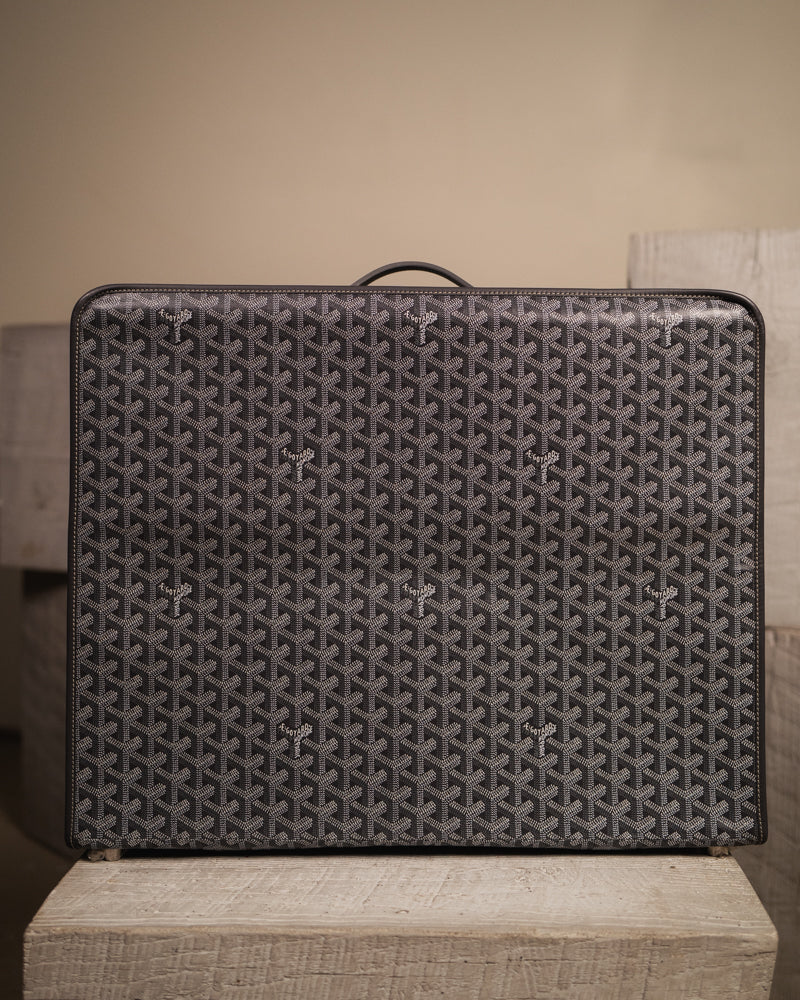 Goyard Caravelle 50 Grey Suitcase